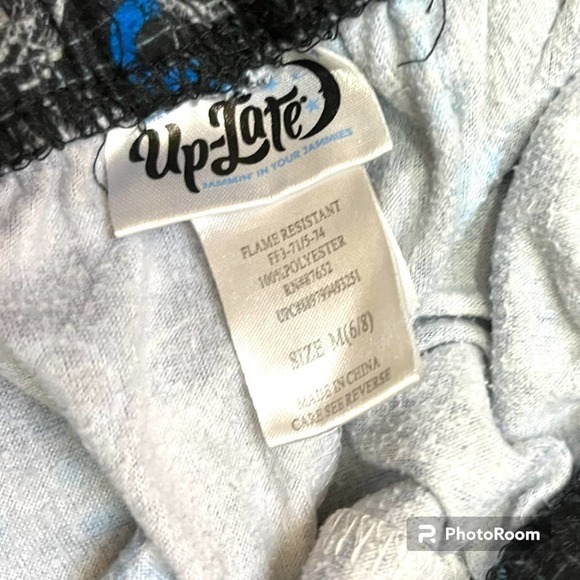 Boys Pajama Pants Lot of 2 Size Medium 6/8 UpLate Brand - Picture 4 of 4